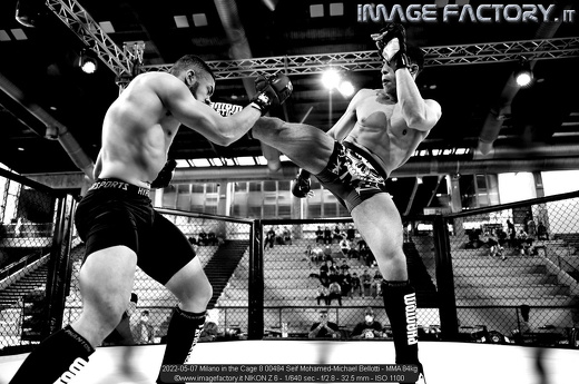 2022-05-07 Milano in the Cage 8 00484 Seif Mohamed-Michael Bellotti - MMA 84kg